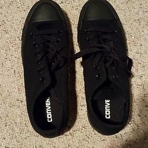 All Black converse